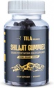 Tila 유기 Himalayan Shilajit 수지 연약한 젤 - 60 Gummies, 85 이상 추적 무기물, Fulvic 산 및 Humic 산 Vegan 글루텐을 가진 남자 & 여자를 위한 600 mg 자연적인 보충교재