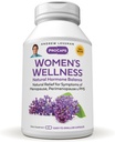 ANDREW LESSMAN 여성 웰니스 60 캡슐 - 자연적으로 PMS, Menopause 및 Perimenopause 증상, Soy Isoflavones, EGCG, Cranberry, Broccoli 및 더. 삼키기 캡슐에 쉬운