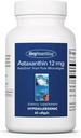 알레르기 연구 그룹 Astaxanthin 12mg 보충교재 - 유기 미생물, 눈 건강, AstaZine Astaxanthin, 자연적인 산화 방지제, 피부 건강, 뇌 기능 지원, Softgels에서 - 60 조사