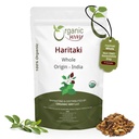 Organic Way Haritaki Whole (Chebulic Myrobalan) | 타니아 첼로 (노란 Myrobalan) | 코셔 & USDA 인증 | 비건, 비 GMO 및 글루텐 프리 | 인도의 100 % 원료 (4 oz - 1/4 파운드)