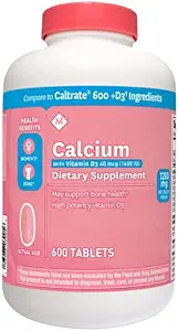 회원의 표 칼슘 600mg 비타민 D-3 600Tablets