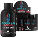 Gorilla Mind Energy Shots (Pack of 6) - 향상된 Focus & Energy, Sugar-Free, Fast-Acting, 비타민 및 천연 추출물 (Black Cherry Vanilla)를 가진 강력한 공식