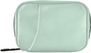 Naanle Pill Box 7 Day Pill Case Travel Pill 주최자 가방 지퍼 휴대용 주간 케이스 컴팩트 사이즈 비타민 보충 홀더, 솔리드 컬러 라이트 그린, 4.6 x 3.14 x 1.88 인치, 0.12 킬로그램