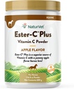NaturVet Ester-C 플러스 분말 (Jar) 1.5 파운드.