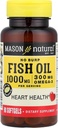 물고기 기름 1000 Mg Burp Softgel, Mason 비타민에 의하여 - 90 Ea