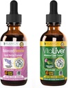 Rejuvica Health Balanced Femme + VitaLiver - 더 나은 흡수를위한 지원 여성 균형 + 간호 지원 - 우유 이틀, Dong Quai, Artichoke, Maca, Dandelion & More!