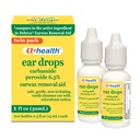 A+Health Earwax 제거 하락, Carbamide 과산화물 6.5%, 미국에서 만드는, 쌍둥이 팩, 1개의 fl Ounce (2개의 0.5 fl oz 병)