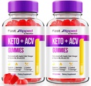 NutraRize (2 빠른 Ripped Keto + ACV의 포장 Gummies, 고급 공식, Apple Cider Vinegar 1000MG 비타민 보충, 최대 힘 거미 리뷰 (120 Gummies)