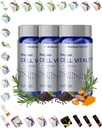 Waybest Cell Vitality NRF2 활성제 (180 Vegan 캡슐), Nutritional Antioxidant Anti-Aging Health Supplements, 5 자연 초본 Phytonutrients 성분에 의해 산화 스트레스 완화 공식