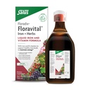 Floradix Floravital Liquid Iron & Vitamin Formula - 에너지 지원을위한 C & B 비타민 및 허브가있는 액체 철 보충 - Vegan, Gluten-Free, Yeast-Free & Non-GMO - 23.7 Fl Oz