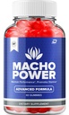 남성용 Macho Power Gummies – MachoPower Male Gummies All-Natural Supplement, Power Macho Gummies 리뷰 (1 팩 - 60 Gummies)