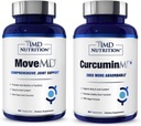 1MD Nutrition MoveMD & CurcuminMD Plus 번들 | 콜라겐, 심황 쿠르쿠민 및 Boswellia Serrata | 관절 건강 보충교재