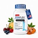 N-Labs ExaFlex Glucosamine Chondroitin MSM, Bromelain 캡슐 - Boswellia 추출물, Turmeric 및 Quercetin을 가진 남자와 여자를 위한 합동 보충교재 - 미국 - 60의 캡슐에서 만드는 합동 건강 -