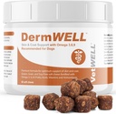 Vetwell 오메가 3는 남극 Krill 기름, Astaxanthin, 오메가 3 6 9, EPA, 놀라운 피부와 외투를 위한 DHA (60 조사)를 가진 개를 위한 보충교재