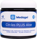 Circles Plus Aloe Hydrogel Pads | 간호 통증, Blisters, Bug Bites, Minor Burns 및 Chafing의 즉각적인 냉각 및 진정 완화 | 48ct 원형 패드