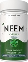Neem 잎 캡슐 1000mg 분말 | Azadirachta Indica 잎 초본 보충교재 | Non-GMO, 글루텐 자유로운 | 인공 첨가물 없음 | 전통 초본 공식 (120의 조사 1))