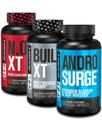 Jacked Factory N.O. XT Nitric 산화물 보충교재, 구조 XT 근육 건축업자, & 남자를 위한 Androsurge 에스트로겐 차단제