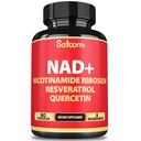 Nicotinamide Riboside NR, Resveratrol, Quercetin - 60 조사를 가진 Satoomi NAD 보충교재 - 30 일