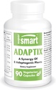 Supersmart Adaptix (Advanced Formula) - 8-in-1 식물 추출물 - Ashwagandha, Astragalus, Ginseng, Reishi가있는 Adaptogen 허브 | Non-GMO 및 글루텐 무료 - 90 채식 캡슐