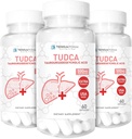 (3 팩) Terraform 순수한 TUDCA (Tauroursodeoxycholic 산) - 봉사 당 500mg - 순수한 간호 지원 & 건강 - 60의 캡슐