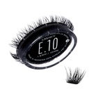 Lashify 극단적인 10mm Gossamer DIY 속눈썹 연장 보충, 검정, Tremendous 볼륨을 추가하는 쉬운 발진