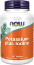 지금 음식 칼륨 플러스 Iodine180 탭, 180 CT