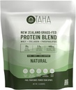 타하 건강 & 영양 마음 + 바디 단백질 혼합 – 자연, 불확실한 | 25g Protein from Whey & Collagen + 400mg Milk Phospholipids | Grass-Fed, Free-Range New Zealand Dairy | 2LB