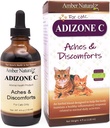 앰버 NaturalZ Adizone C 고양이를위한 초본 보충 | 건강한 염증 응답, 갑상선 불편 및 일반 관절 기능 지원 | Active 및 Aging Felines를위한 자연 보조