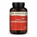 Mercola Organic Ashwagandha 박사 - 에너지 생산 및 광고 건강 지원 - 800 mg의 서빙 - Non-GMO, Gluten-Free & Soy-Free - 공인 USDA 유기 - 180 캡슐 (90 서빙)