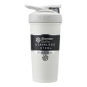 BlenderBottle Strada 셰이커 컵은 철사 Whisk, 24Ounce, 백색을 가진 스테인리스 물병을 격리했습니다