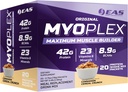 EAS 실험 및 응용 과학 Original Myoplex Max Muscle Builder, 식사 교체 단백질 음료 혼합 | 품질 단백질 혼합 | 42g Protein | 20 개별 패킷 (Cinnamon Cereal Crunch)