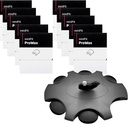 (60 PC) Minifit Prowax 왁스 가드 필터 Oticon Hearing Aids, Oticon Minifit 보청기 교체 부품 공급 세척 키트 액세서리 (10 팩)