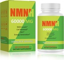 NMNH 500mg (Dihydronicotinamide Mononucleot), NMN 보충교재 대안 NR, TMG, Resveratrol, COQ10, NAD 보충교재, 에너지, 부스트 NAD+ 레벨, 60 캡슐