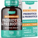 Prebiotics 및 Probiotics : Lactobacillus Gasseri, Lactobacillus Rhamnosus, Plantarum, Casei, Bifidobacterium longum, lactis, 유아. Probiotic Prebiotic, 소화 건강을위한 사전 및 Probiotics.