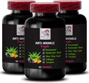 알파 Lipoic 산 - 반대로 주름 복합물 - L 글루타티온, 알로에 Vera, 교원질 지원, 녹색 커피 콩, Lycopene, 심황, 포도씨, Hydration 부스트, 피부 굳힌모, 매끄러운 짜임새 3Bot 180Caps