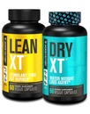 Jacked Factory Stim-Free 체중 감량 스택 - Lean XT Stim-Free 지방 버너 및 Bloating Reduction (30 일 공급)에 대한 건조 XT 물 알약
