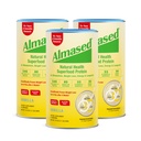 Almased 바닐라 식사 보충 Shake - 낮은 글리세라이드 높은 식물 기본적인 단백질 분말 영양 무게 건강 지원 보충교재 - 바닐라 풍미 - 17.6 oz (1.1 파운드 (3 팩)