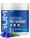 RAW Nutrition - Essential Pre - Chris Bumstead Pre Workout Formula, Sports Nutrition Pre-Workout Powder | 남성 및 여성 음료, 작동을위한 에너지 분말 (블루 라즈베리)