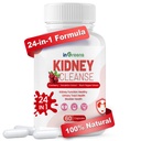 Advanced Kidney Cleanse Detox & Repair - 24in-1 Kidney Support Supplement with Herbal Formula for Kidney & Urinary Tract Health - 비 GMO, 미국에서 만든 60 캡슐