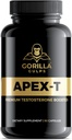 Gorilla Gulps | Apex-T | 프리미엄 테스토스테론 부스터 | Testofen® Fenugreek, LJ100® Tongkat Ali | 임상 입증 | 최대 강도 남성 증진 공식 | 90 캡슐