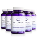 Relumins L-Glutathione Complex 1650mg - 알파 Lipoic 산, NAC, L-Methionine, 비타민 E, 피부 건강 보충교재를 가진 산화 방지제 지원 - 90 채식 캡슐 x 5 병