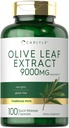 Carlyle Olive Leaf Extract Capsules | 9000mg | 100 개 | Non-GMO, 글루텐 프리 | 높은 효능 보충
