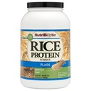 NutriBiotic Plain Rice Protein, 3 Lb (1.36kg) | 저탄소, 채식 및 단백질 분말 | 화학, 글루텐 또는 GMO없이 성장하고 가공 | Keto Friendly & Digest