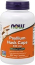 NOW Psyllium Husk 500mg, 200 캡슐 (포장 3)