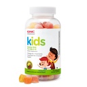 GNC Milestones 아이 DHA Gummies, 아이 나이 2-12, 오메가-3s, 눈과 뇌 기능 및 개발, 비타민 A & D, 건강한 치아 & 뼈, 글루텐 무료, 인공 맛, 라즈베리 레몬, 120 구미