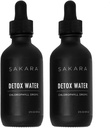 SAKARA Detox 물 방울, 60 서빙 - Chlorophyll 액체 방울, 림프 배수, 몸 Detox 음료, 천연 에너지 지원, 액체 Chlorophyll Drops 보충교재, 비타민