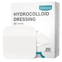 Dimora 20 팩 Hydrocolloid 부상 드레싱, 매우 얇은 4" x 4" 자기 접착을 가진 큰 패치 붕대