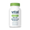 Hyperbiotics Vital Nutrients Pro-15 Advanced Probiotics for Women and Men | 15 Strains + Kiwifruit | Digestive Health, Gas, & Bloating에 대한 임상적으로 장식 된 일일 프로바이오틱스 | 30 Vegan Tablet