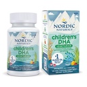 Nordic Naturals Children's DHA Vegetarian - Kids DHA Omega-3 보충 - 조류 오일 - Berry Lemonade Mini Chewables - 나이를위한 식물 기반 공식 3+ - 120 Soft Gels - 40 서빙