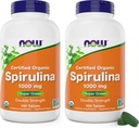 지금 음식 유기 Spirulina 1000mg 정제 - 300의 조사 (2의 포장) - 비 GMO의 최고 녹색 전체적인 음식 보충교재 - 두 배 힘 1000 mg - 자연적인 Occurring beta Carotene (VIT A), B-12 및 GLA